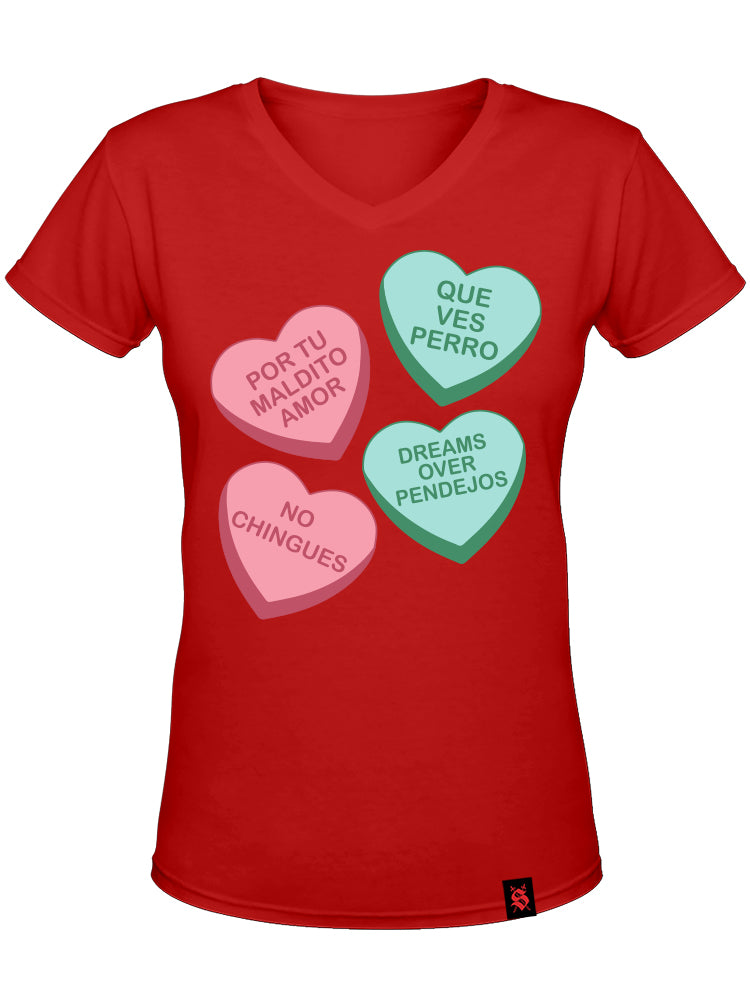 Maldito Amor V-Neck Women's Tee