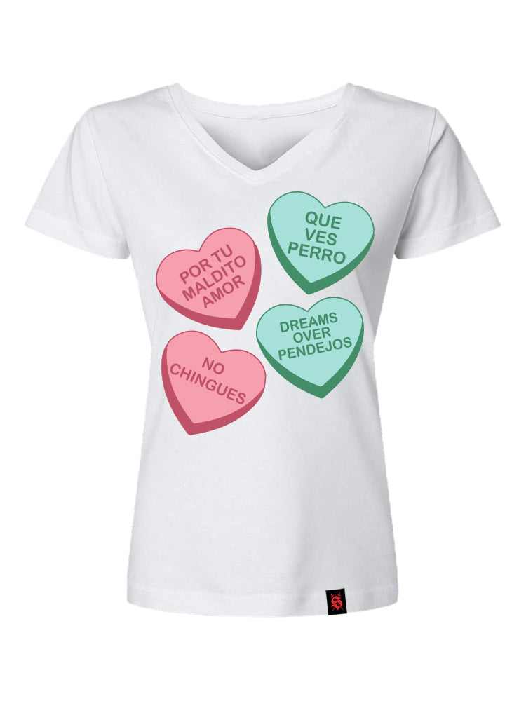 Maldito Amor V-Neck Women's Tee