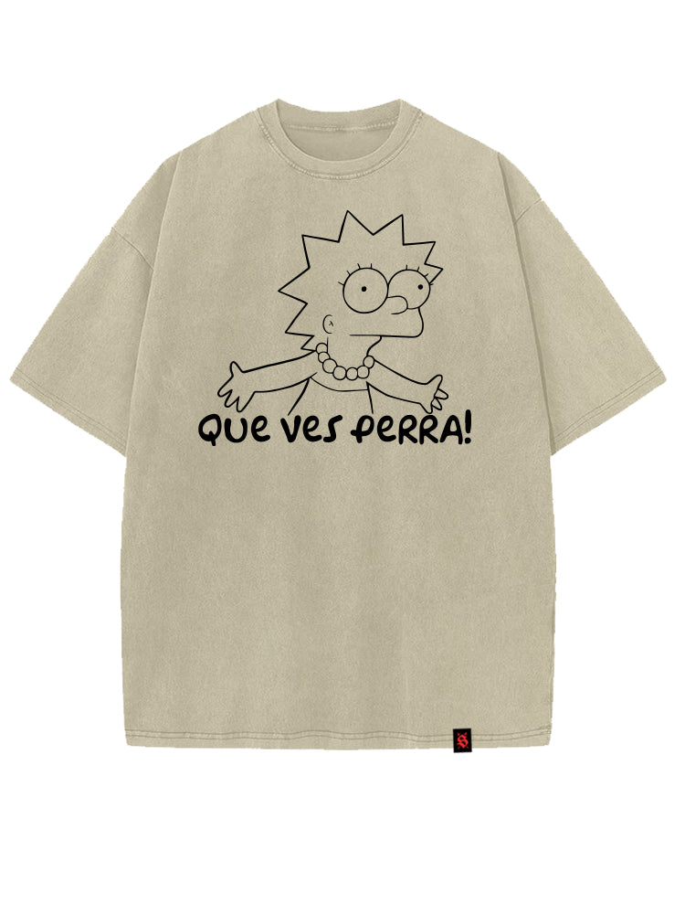 Que Ves Perra Oversized Tee