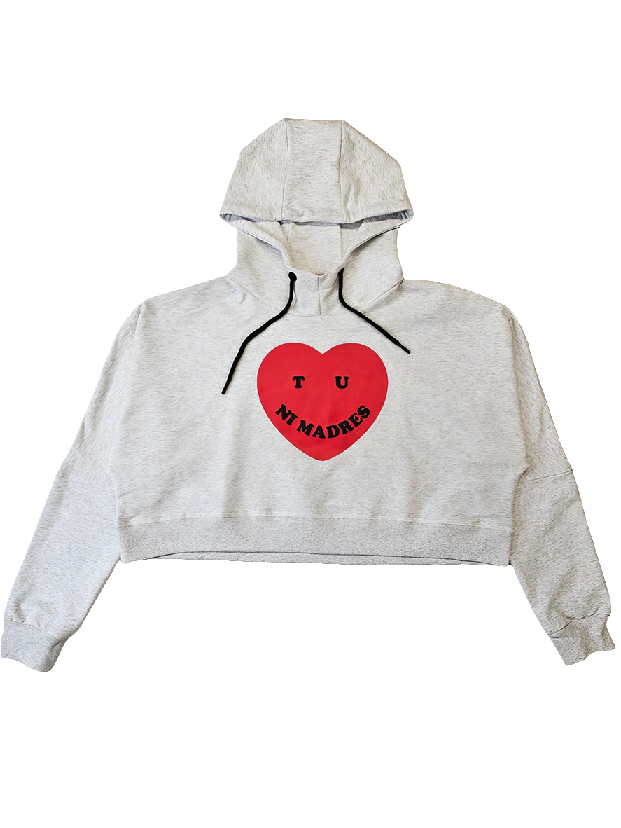 Tu Ni Madres Cropped Hoodie