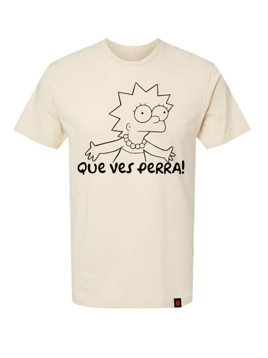 Que Ves Perra Tee by Silva Espadas – Latino streetwear t-shirt with bold front graphic