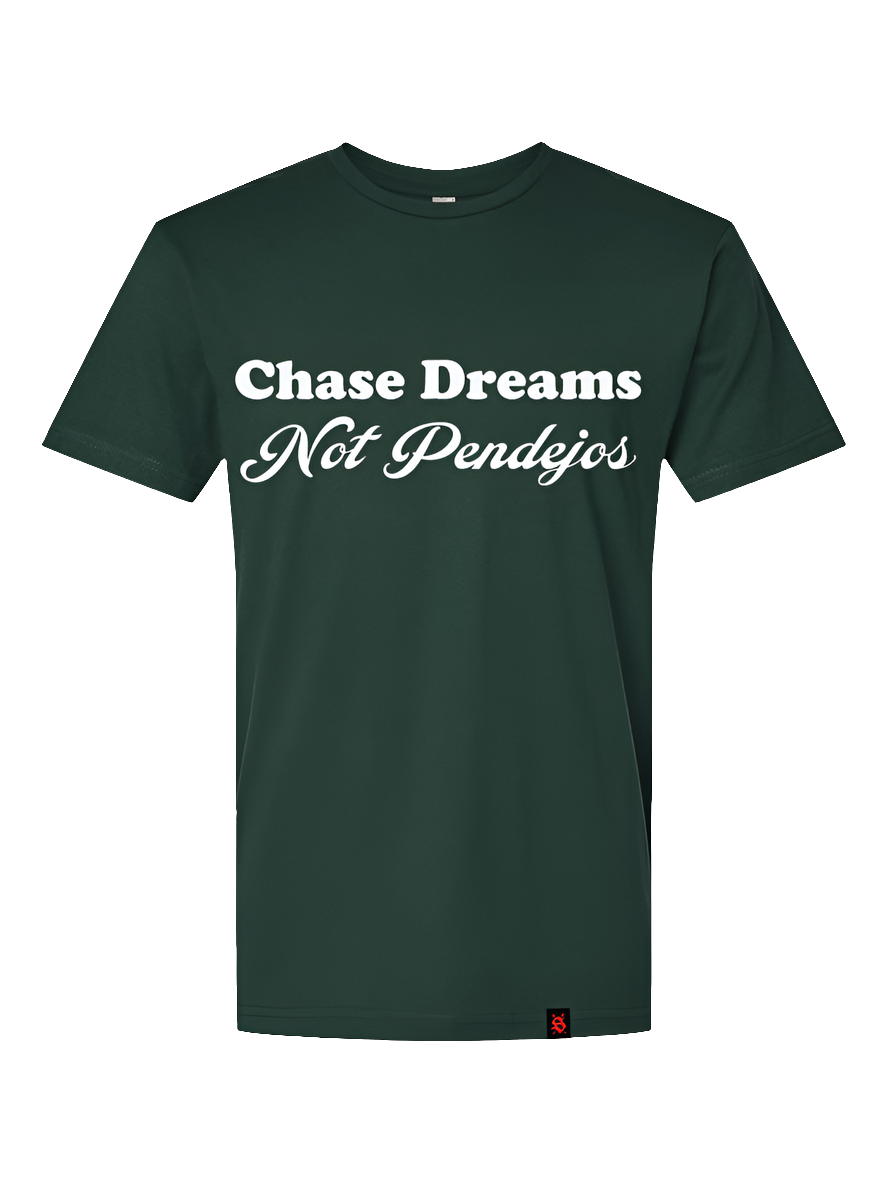 Chase Dreams Tee by Silva Espadas – Latino streetwear t-shirt with bold front graphic