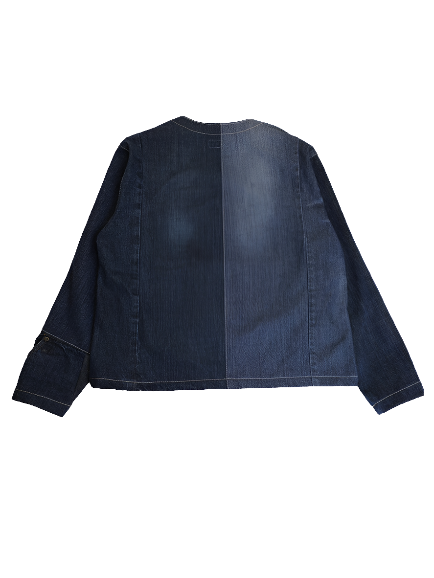back view of danim jacket