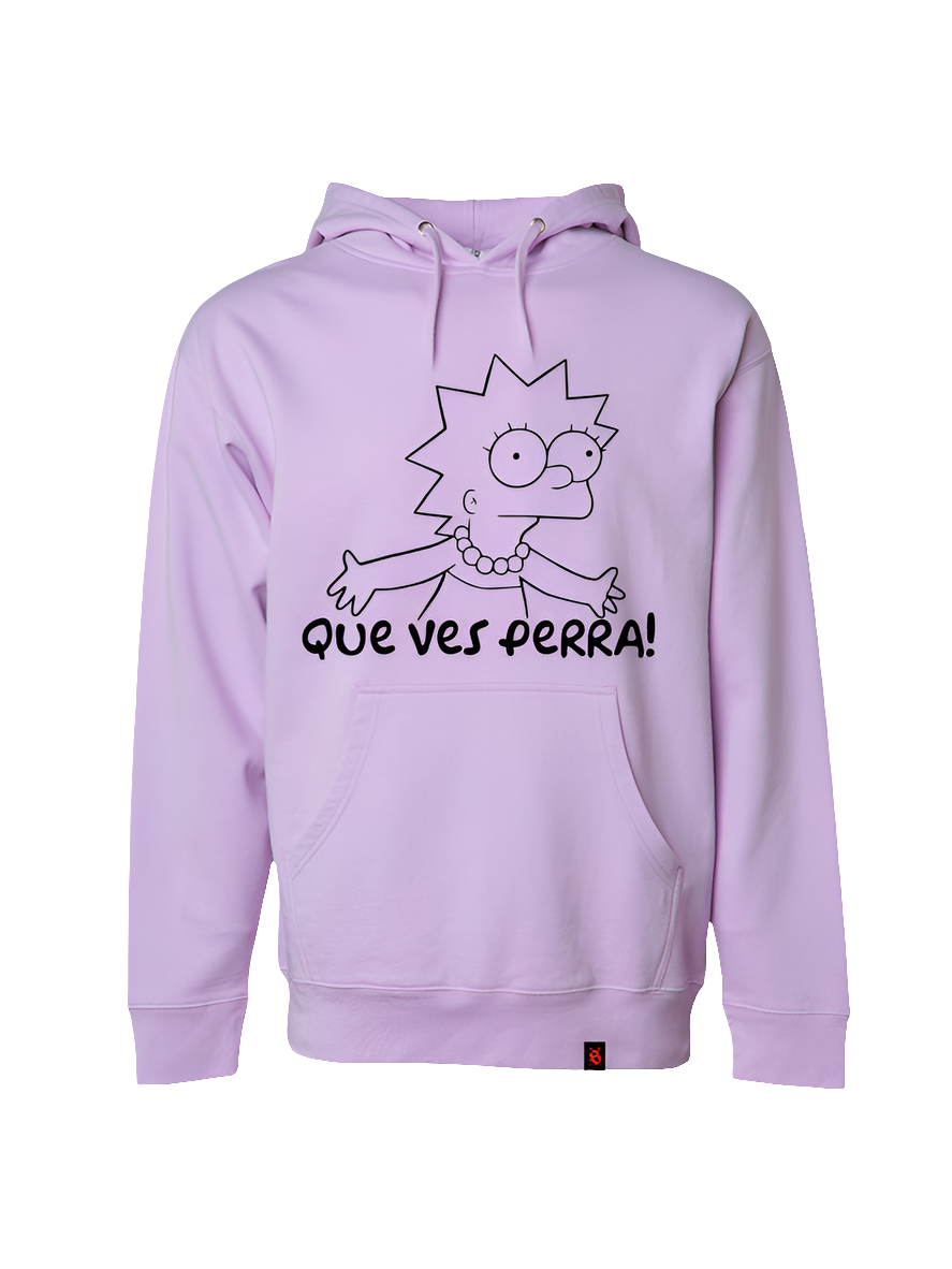 Que Ves Perra Hoodie by Silva Espadas – Latino streetwear hoodie with bold front graphic