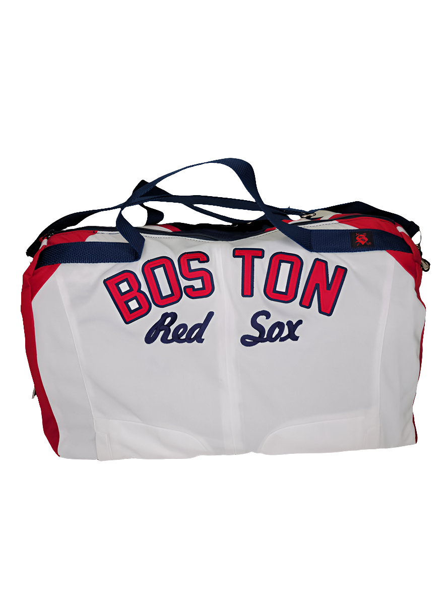 Boston Red Sox White Duffle