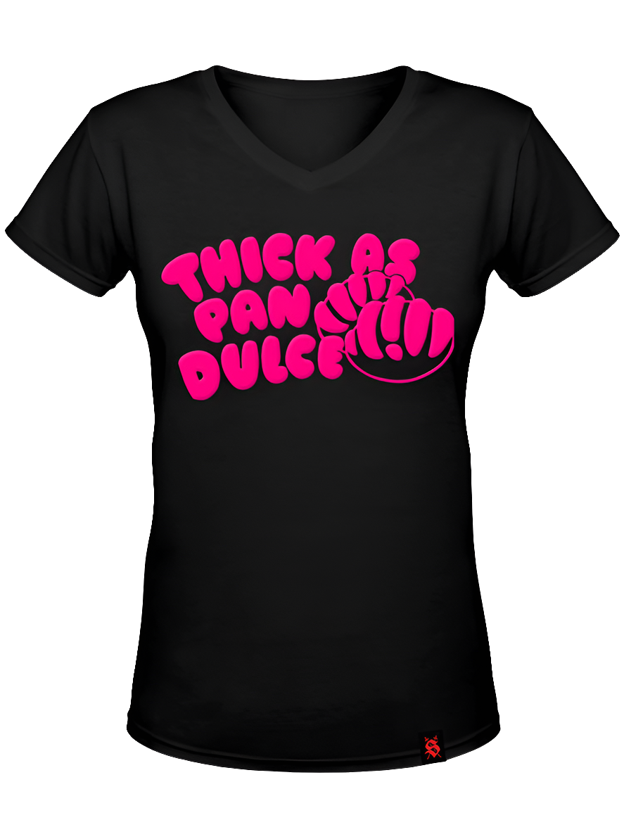 Thick as Pan Dulce V-Neck Women's Tee