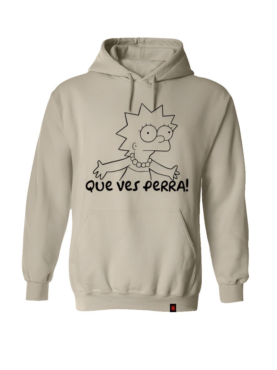Que Ves Perra Hoodie by Silva Espadas – Latino streetwear hoodie with bold front graphic