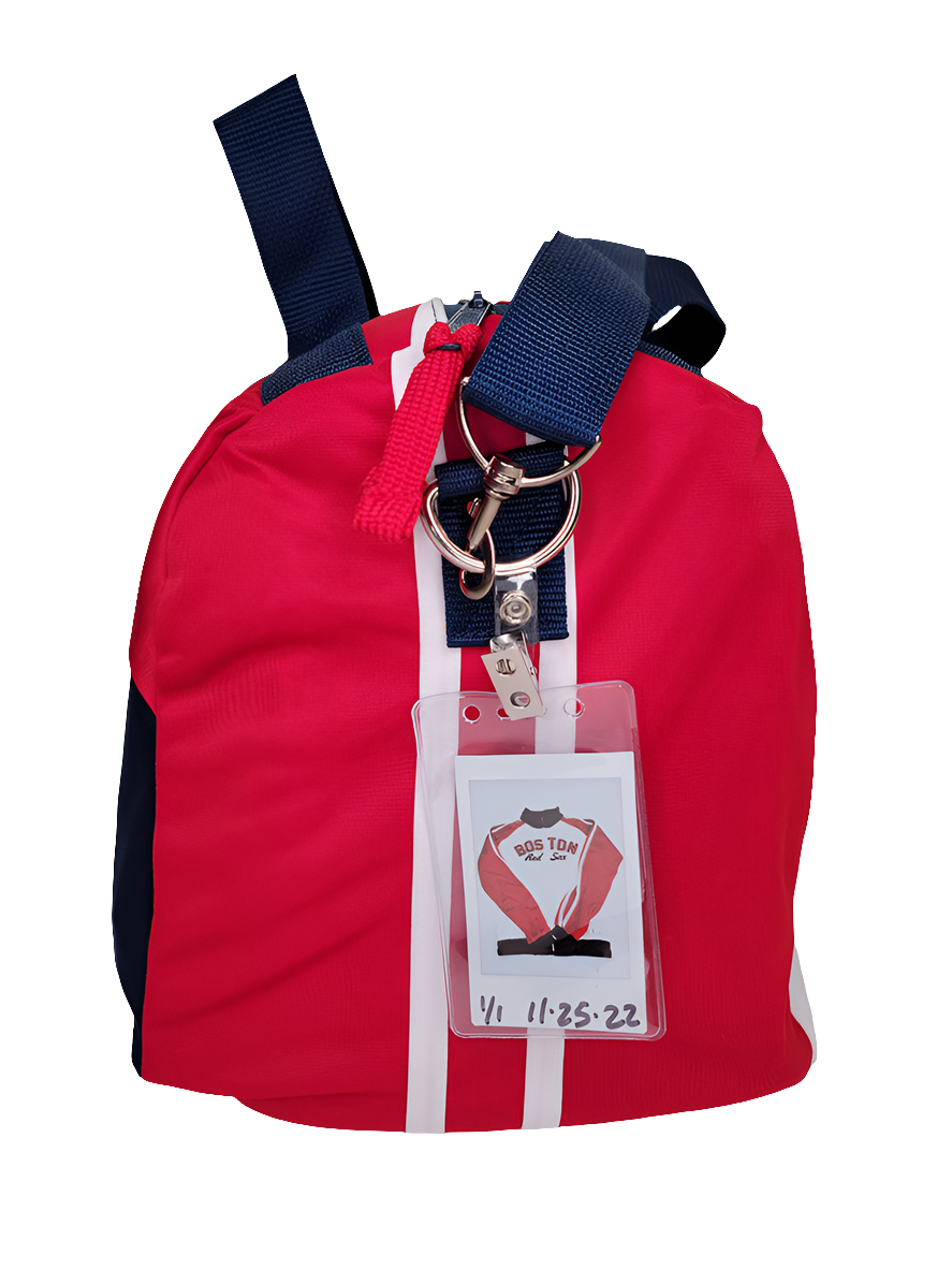 Boston Red Sox White Duffle