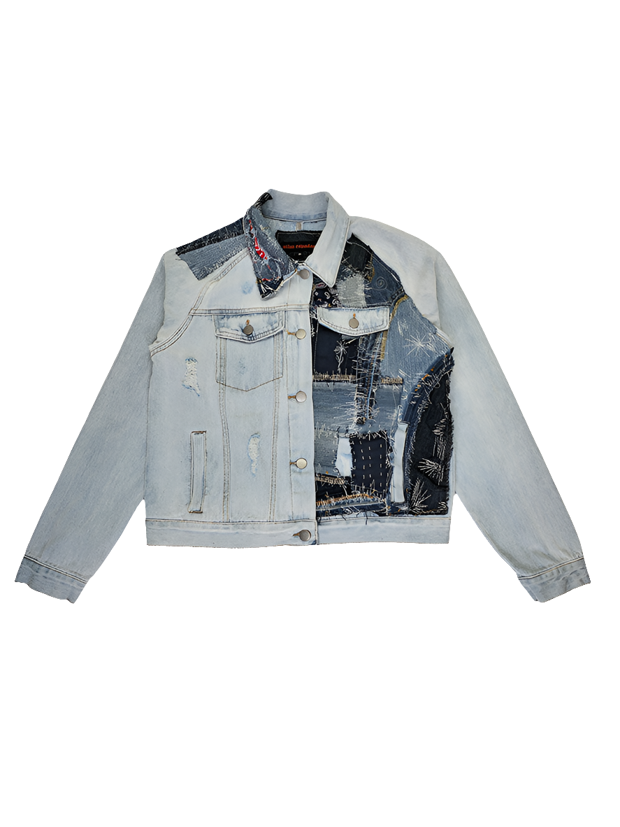 Women's Patchwork Denim Jacket