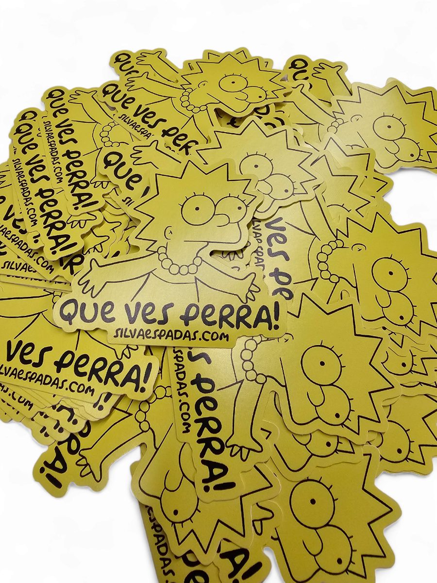Que ves perra Lisa stickers
