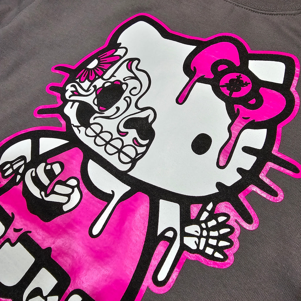 Hola kitty day of the dead skull inspired design of hello kitty by Silva Espadas