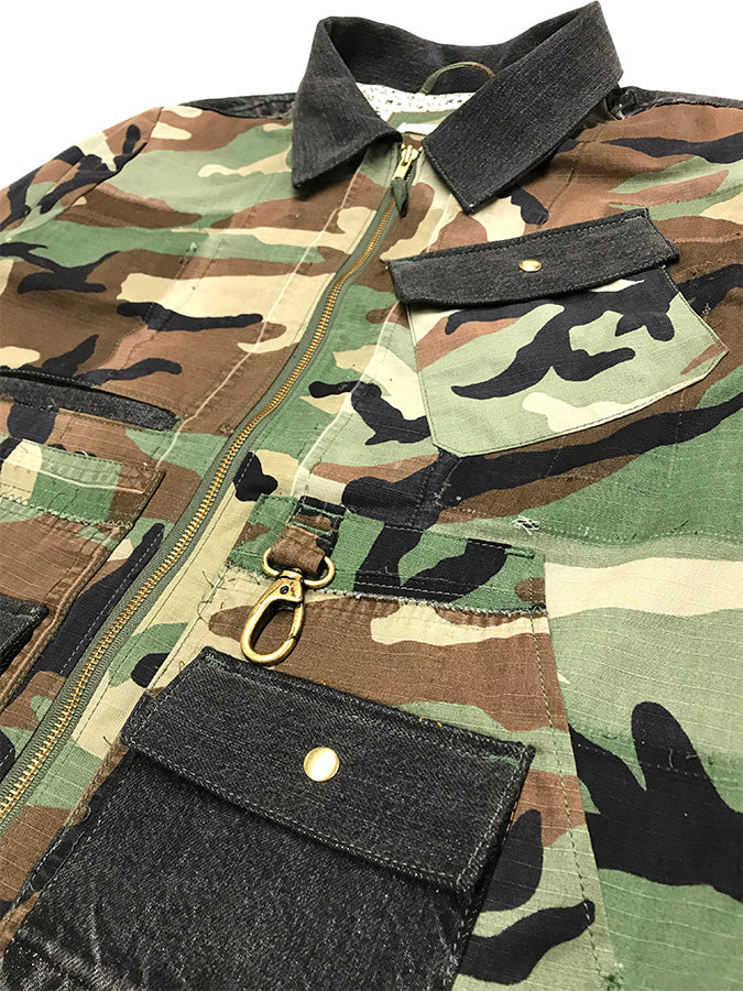 SE4-Camo Denim Jacket