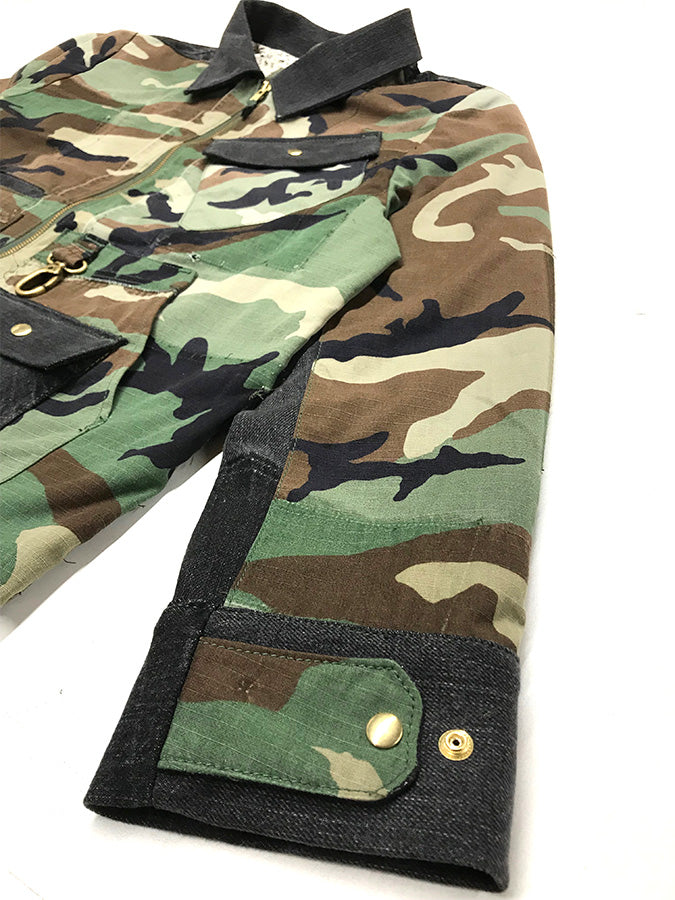 SE4-Camo Denim Jacket