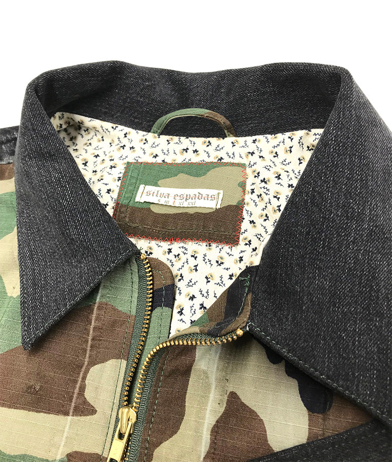SE4-Camo Denim Jacket